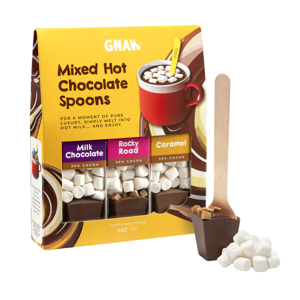 GNAW Mixed Hot Chocolate Spoon Gift Set 3 Spoons